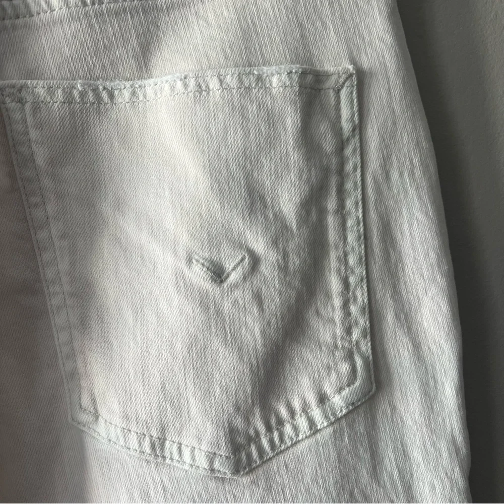 Hudson Remi High Waisted Straight Distressed Jeans Size 31